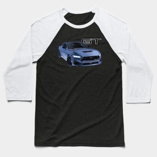 vapor blue Mustang GT 5.0L V8 coyote engine Performance Car s650 Baseball T-Shirt